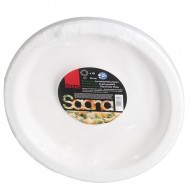 Papīra šķīvji Saana BIO 26cm 10gab.