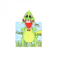 Dvielis 4Living Hooded Croco 62x86cm