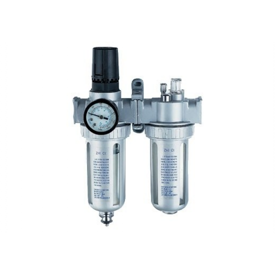 AUARITA 2 elementu gaisa filtrs ar eļļotāju un regulatoru