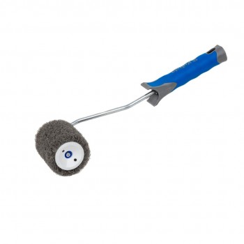 Putty roller with handle. 80 mm.