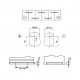 BOSCH startera akumulatoru baterija, bosch, 52ah 470a, 207x175x190