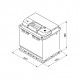 BOSCH startera akumulatoru baterija, bosch, 52ah 470a, 207x175x190