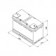 BOSCH startera akumulatoru baterija, bosch, 110ah 920a, 393x175x190