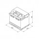 BOSCH startera akumulatoru baterija, bosch, 44ah 440a, 207x175x175