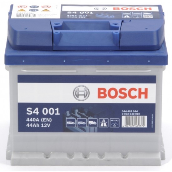 BOSCH startera akumulatoru baterija, bosch, 44ah 440a, 207x175x175
