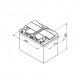 BOSCH startera akumulatoru baterija, bosch, 60ah 540a, 232x173x225