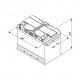 BOSCH startera akumulatoru baterija, bosch, 95ah 830a, 306x173x225
