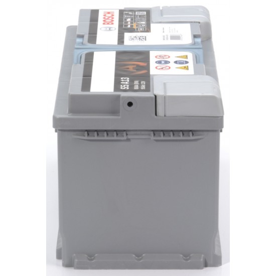 BOSCH startera akumulatoru baterija, bosch, agm, 95ah 850a, 353x175x190