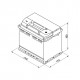 BOSCH startera akumulatoru baterija, bosch, 60ah 540a, 242x175x190