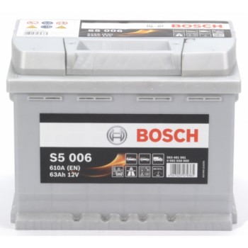 BOSCH startera akumulatoru baterija, bosch, 63 ah 610a, 242x175x190