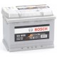 BOSCH startera akumulatoru baterija, bosch, 63 ah 610a, 242x175x190