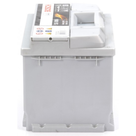 BOSCH startera akumulatoru baterija, bosch, 63 ah 610a, 242x175x190