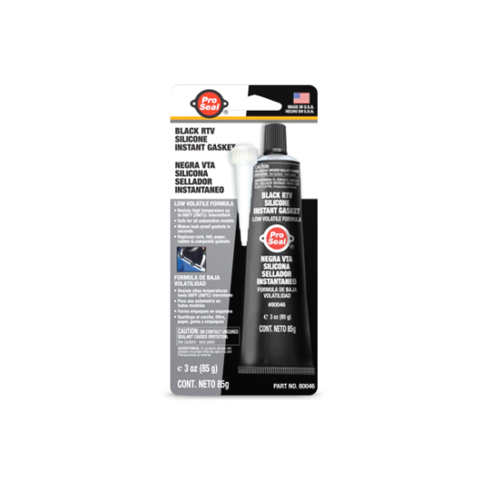 Pro Seal Black RTV Silicone Instant Gasket, Melns RTV silikons 85 g
