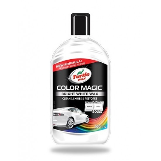 TURTLE WAX cm pulieris balts 500ml color magic plus+ turtlewax