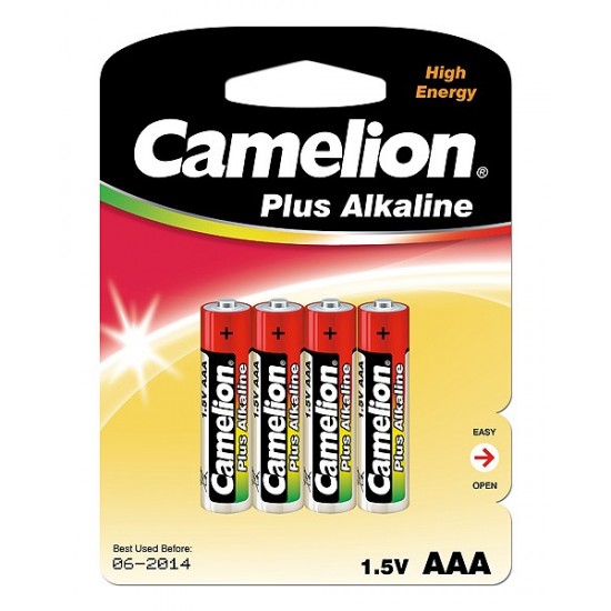 Elementi sārmains, LR03-BP4, AAA, CAMELION, 4 gab.