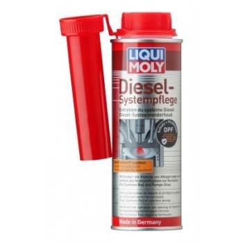 LIQUI-MOLY dīzeļdegvielas sistēmas tīrīšanas un eļļošanas uzlabošanas piedeva auto ar common rail, augstspiediena iesmidzināšanas ar sūknētājsprauslu un dīzeļdegvielas ar zemu sēra saturu sistēmām, systempflege diesel, 250ml