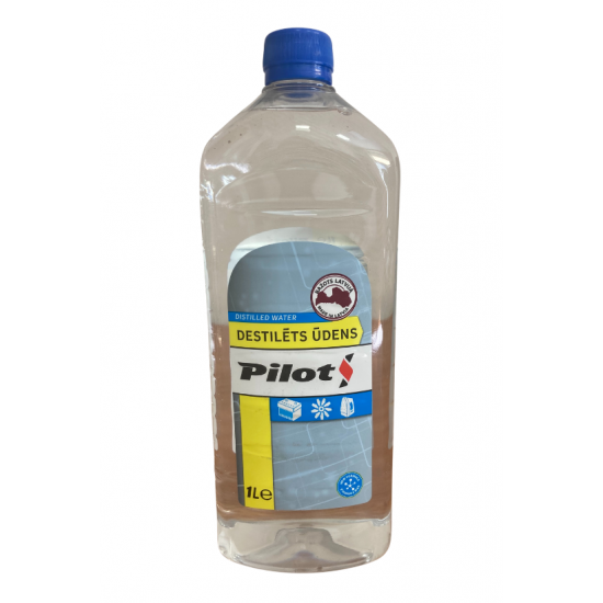 PILOTS destilēts ūdens 1l pilots