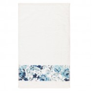 Dvielis 4Living Laurel 50x70cm balts ar zilu