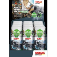 SONAX gaisa kond. sistēmas tīrīšanas/-dezinfekcijas līdzeklis, car a/c cleaner airaid symbiotic counterdisplay