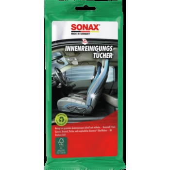 SONAX tīrīšanas drānas, interior cleaning wipes