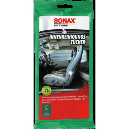 SONAX tīrīšanas drānas, interior cleaning wipes