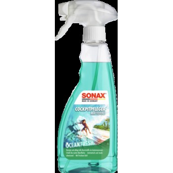 SONAX plastmasas kopšanas līdzekļi, cockpit spray matt effect ocean-fresh