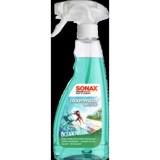 SONAX plastmasas kopšanas līdzekļi, cockpit spray matt effect ocean-fresh