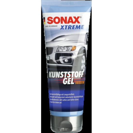 SONAX plastmasas kopšanas līdzekļi, xtreme plastic restorer gel exterior