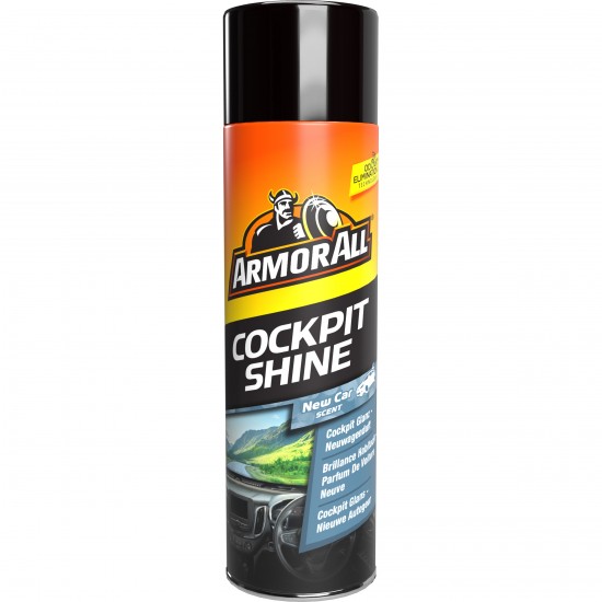 Armor All Cockpit Shine New Car Scent, Paneļa aerosols  500 ml