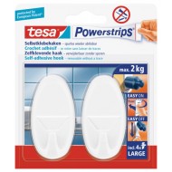 PS® HOOKS L OVAL WHITE