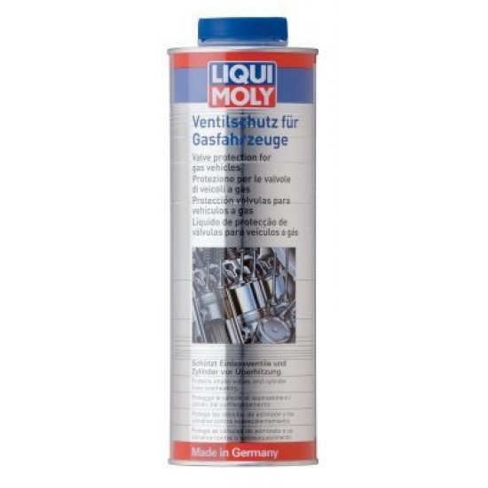 LIQUI-MOLY degvielas piedeva vārstu aizsardzībai gāzes transpotrlīdzekļiem, ventilschutz für gasfahrzeuge, 1l