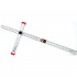 Lineāls T formas regulējams 120 cm / 35 cm, KAPRO