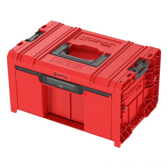 QBRICK PRO instrumentu kaste ar atvilktni 2.0 EXPERT RED