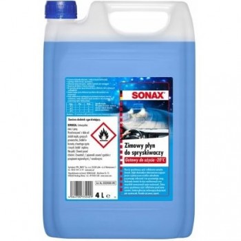 SONAX sonax ziemas logu mazgāšanas šķidrums -20c, 4l