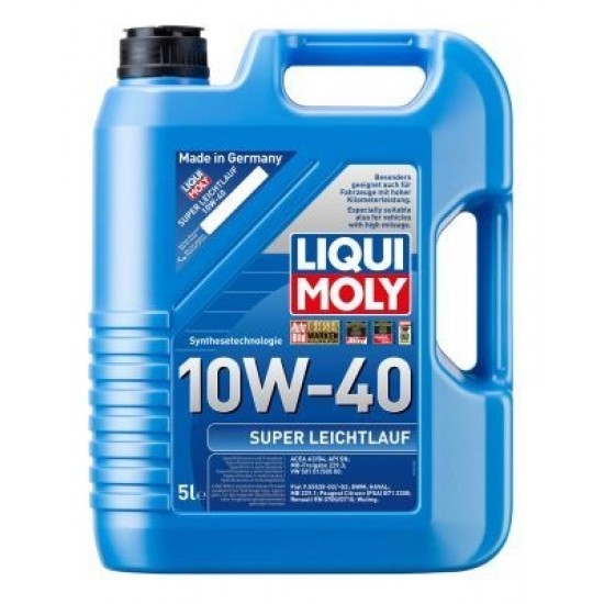 LIQUI-MOLY motoreļļa, super leichtlauf 10w40, 5l