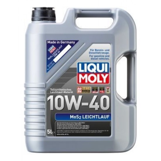 LIQUI-MOLY motoreļļa, mos2 leichtlauf 10w40, 5l