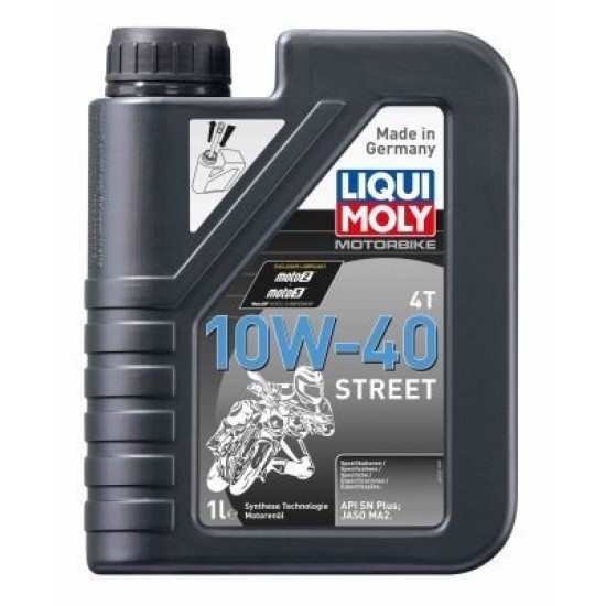 LIQUI-MOLY motoreļļa, motorbike 4t 10w40 street, 1L