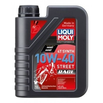 LIQUI-MOLY motoreļļa, motorbike 4t synth 10w40 street race, 1L