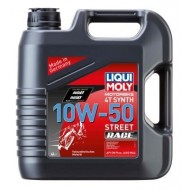 LIQUI-MOLY motoreļļa, motorbike 4t synth 10w50 street race, 4L