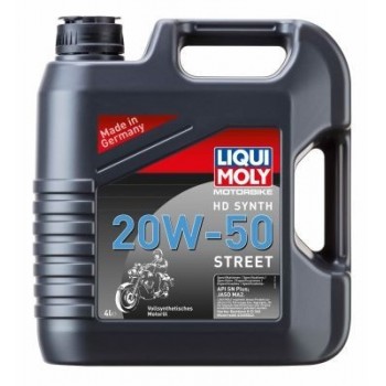 LIQUI-MOLY motoreļļa, motorbike hd synth 20w50 street, 4L