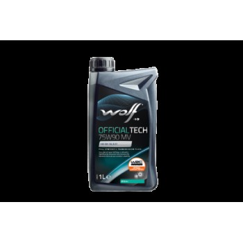 WOLF transmisijas eļļa wolf, officialtech 75w90 g50, api: gl-4 +, bmw: mtf lt-4, ford: wsd-m2c200-c, vw: 501 50, 1l