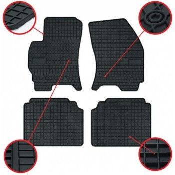 FROGUM gumijas paklājiņi eltoro mercedes c-class w203 2000-2007g