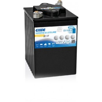 EXIDE Barošanas akumulatoru baterija EQUIPMENT; GEL; MARINE/RV ES1100-6 6V 200Ah 950A (245x190x275)