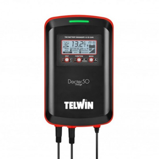 TELWIN Akumulatora lādētājs DOCTOR CHARGE 50 230V 6/12/24V 23/45A