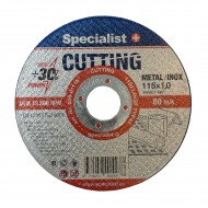 SPECIALIST+ metāla griešanas disks, 115x1x22 mm