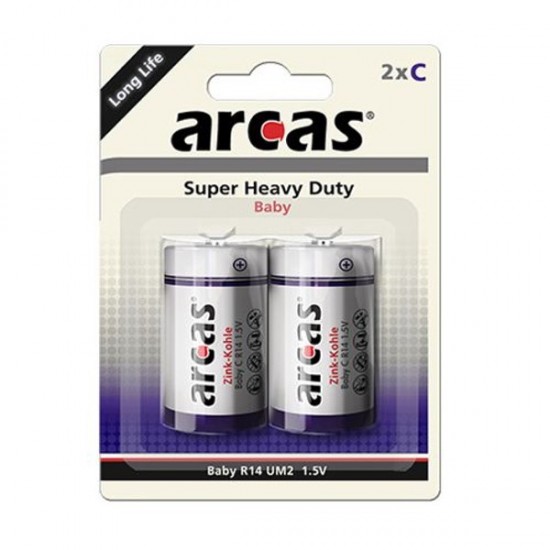 Arcas baterijas Super Heavy Duty CR14 2gab.