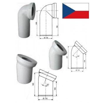 WC līkums 22^DN110 KK22000, 58.101, DN110