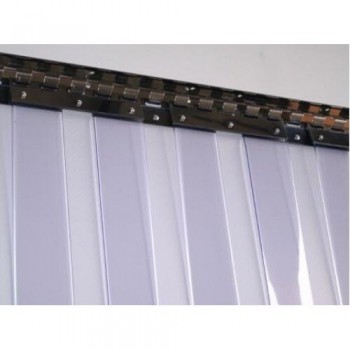 PVC aizkari dzesēšanas vitrīnām, saldētavām - gludais 3x300mm