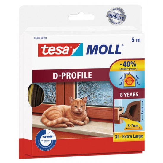 D-PROFILE, BROWN, 6M : 9MM : 8MM