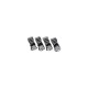 Flamingo pretslīdes zeķes suņiem XS 39x28mm BLACK/GREY 4gab.